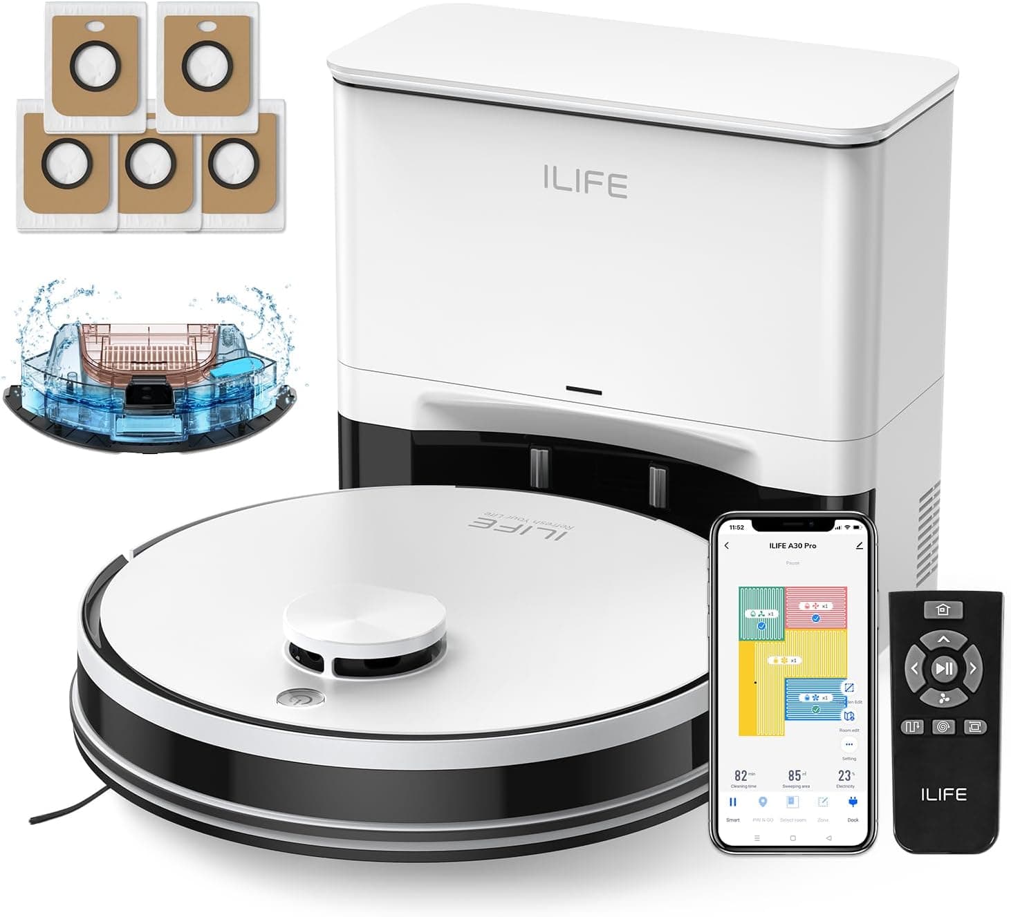 ILIFE A30 Pro Robot Vacuum and Mop