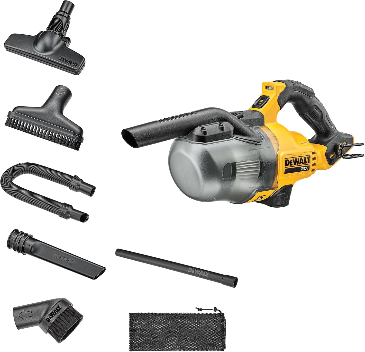 DeWalt 20V MAX Cordless Hand Vacuum, tool only (DCV501HB)
