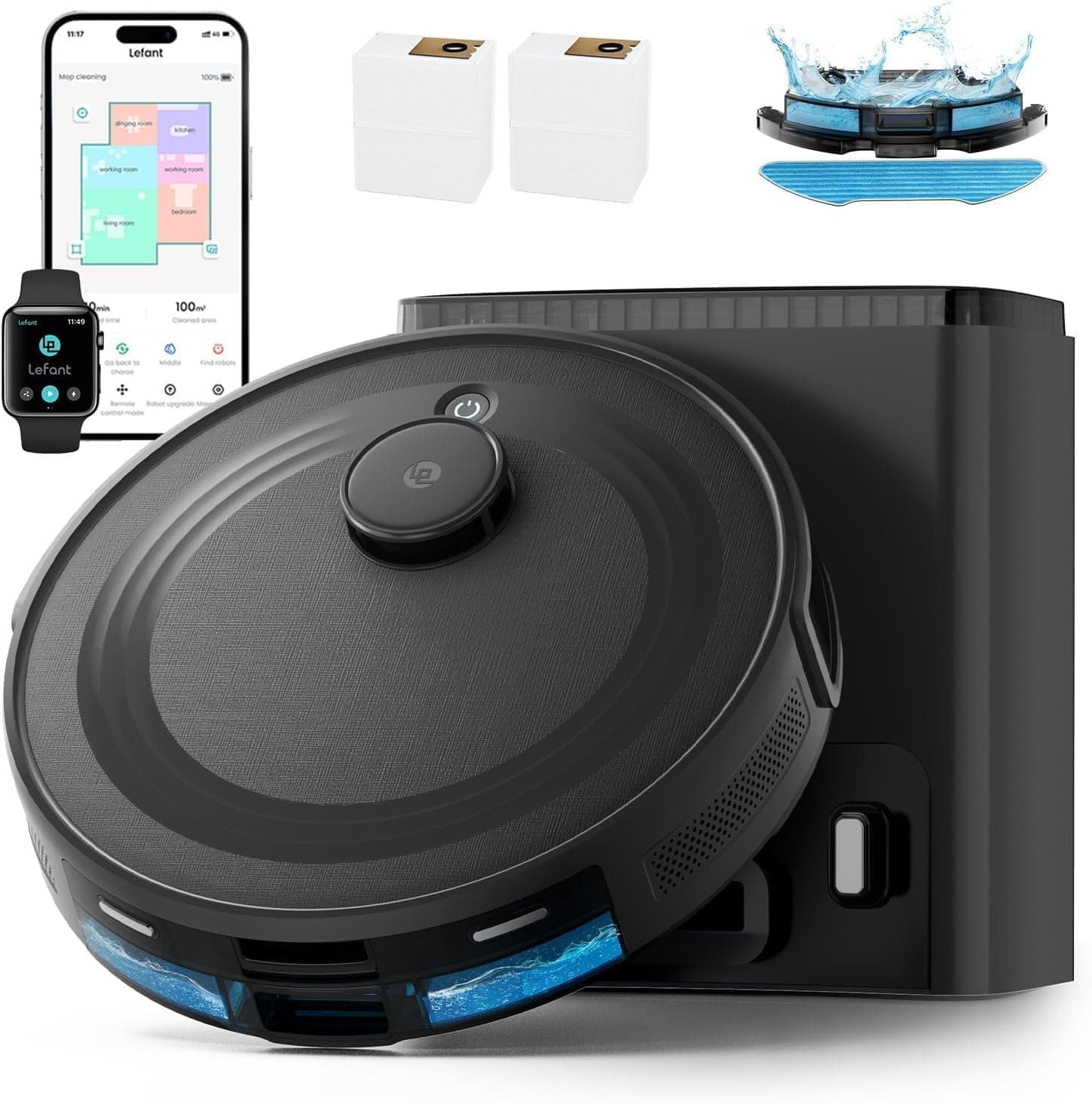 Lefant M2 Plus Robot Vacuum and Mop