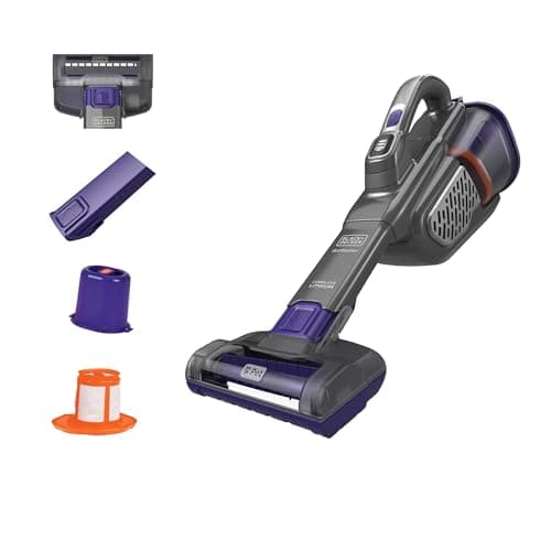 Black+Decker dustbuster furbuster AdvancedClean+ Pet Hand Vacuum (HHVK515JP07)